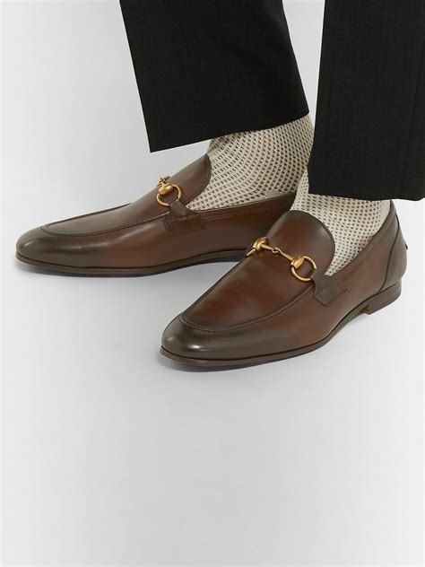 gucci jordaan horsebit loafers|gucci jordaan leather loafers.